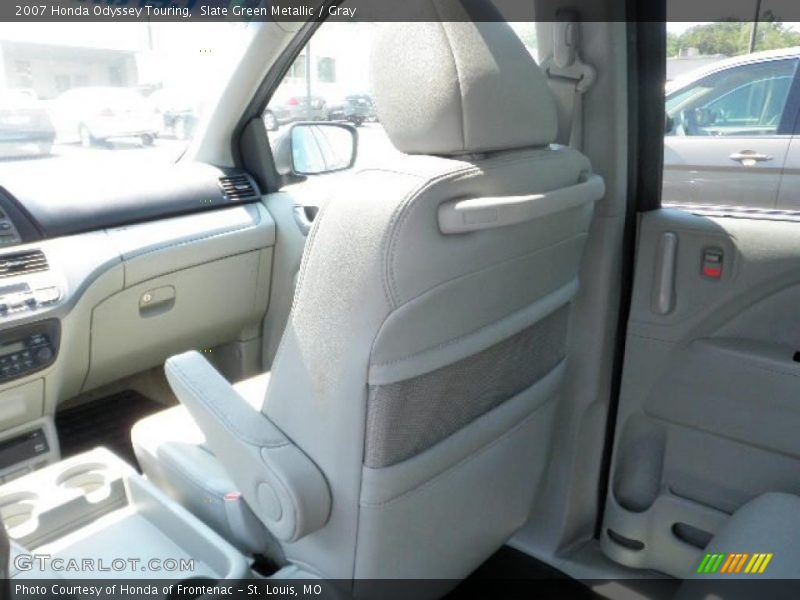 Slate Green Metallic / Gray 2007 Honda Odyssey Touring