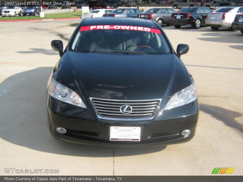Black Onyx / Black 2007 Lexus ES 350