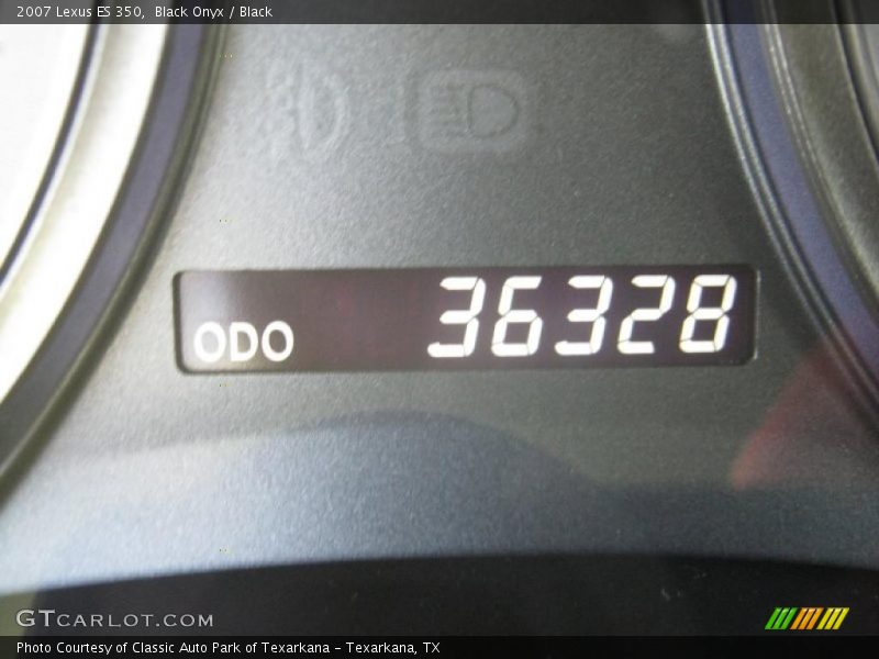 Black Onyx / Black 2007 Lexus ES 350