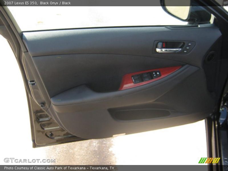 Black Onyx / Black 2007 Lexus ES 350