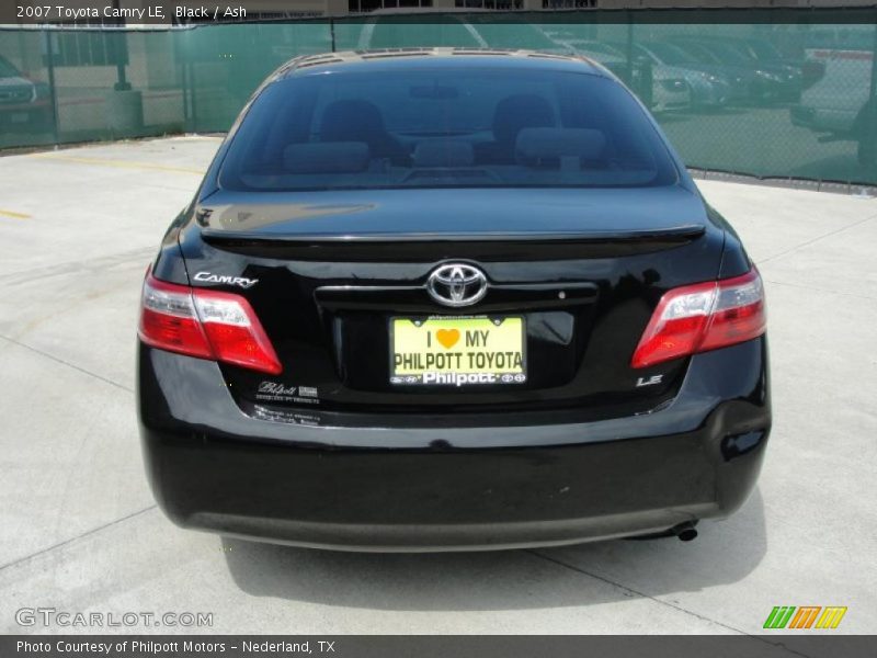 Black / Ash 2007 Toyota Camry LE