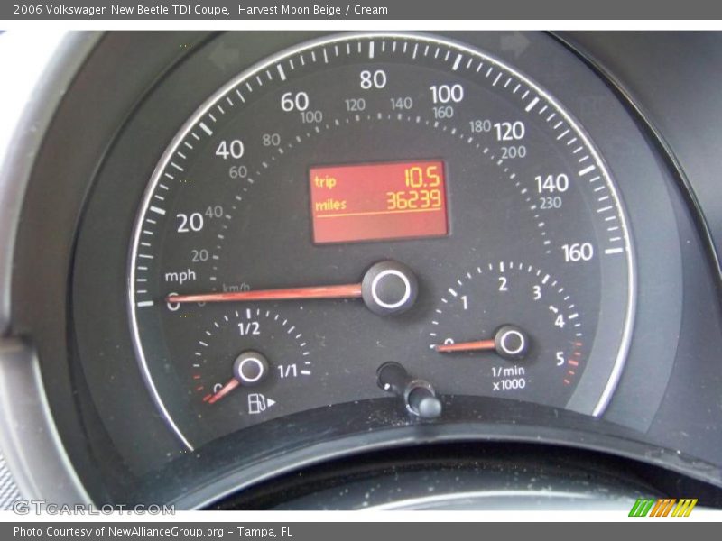 Harvest Moon Beige / Cream 2006 Volkswagen New Beetle TDI Coupe