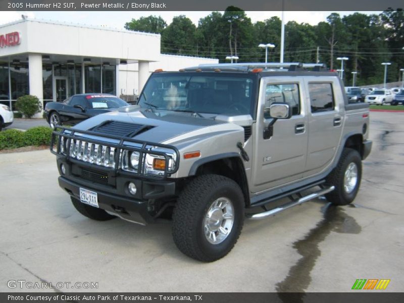 Pewter Metallic / Ebony Black 2005 Hummer H2 SUT