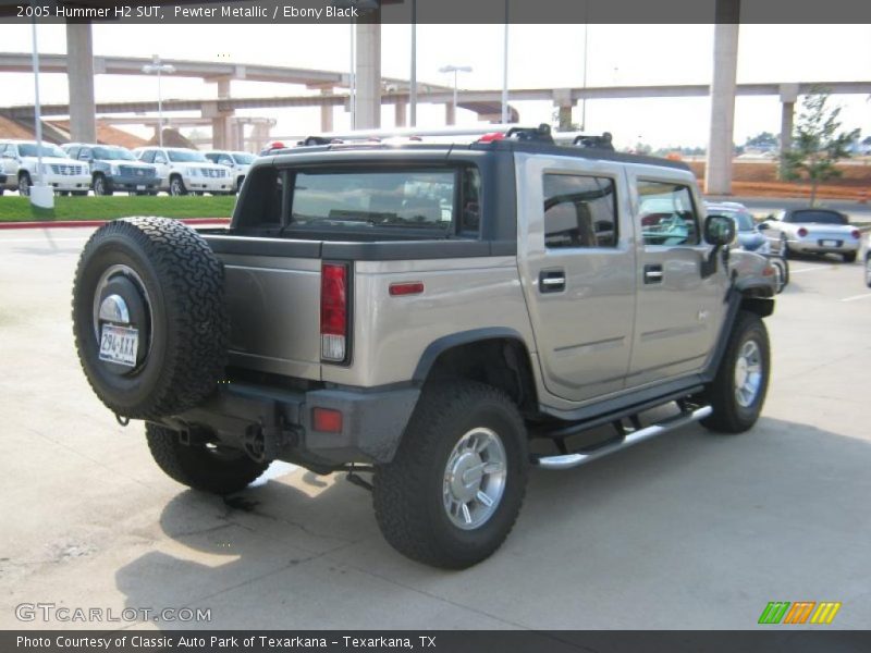 Pewter Metallic / Ebony Black 2005 Hummer H2 SUT