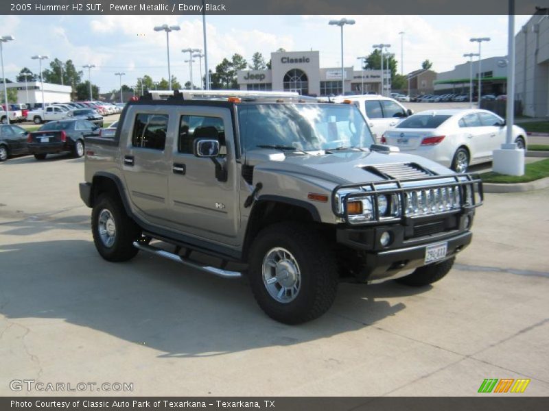 Pewter Metallic / Ebony Black 2005 Hummer H2 SUT