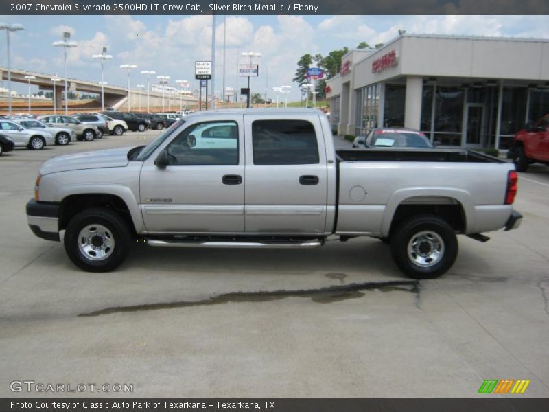 Silver Birch Metallic / Ebony 2007 Chevrolet Silverado 2500HD LT Crew Cab
