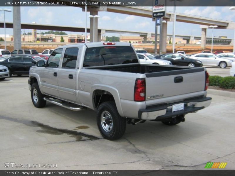 Silver Birch Metallic / Ebony 2007 Chevrolet Silverado 2500HD LT Crew Cab