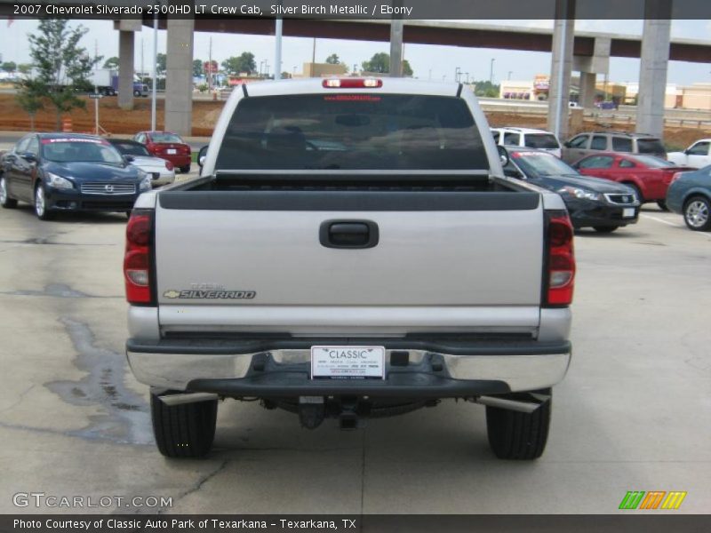 Silver Birch Metallic / Ebony 2007 Chevrolet Silverado 2500HD LT Crew Cab