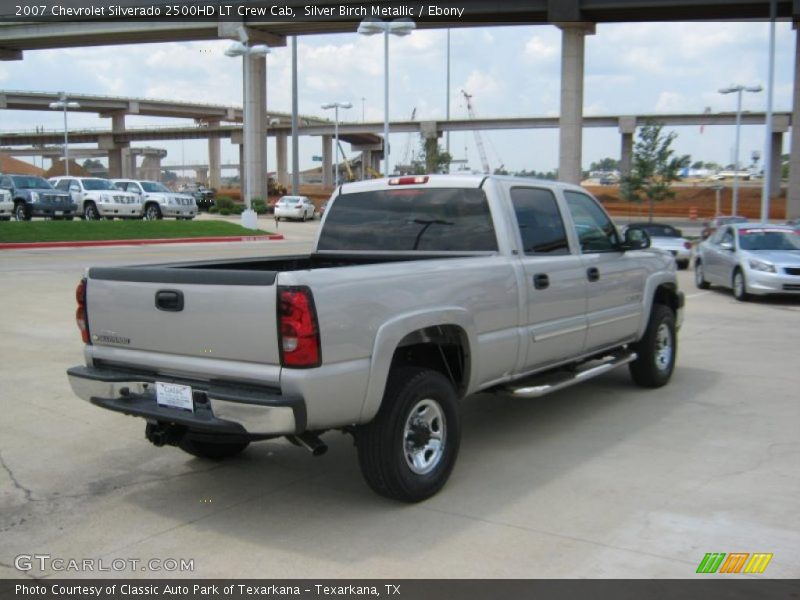 Silver Birch Metallic / Ebony 2007 Chevrolet Silverado 2500HD LT Crew Cab