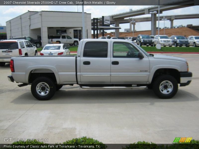 Silver Birch Metallic / Ebony 2007 Chevrolet Silverado 2500HD LT Crew Cab