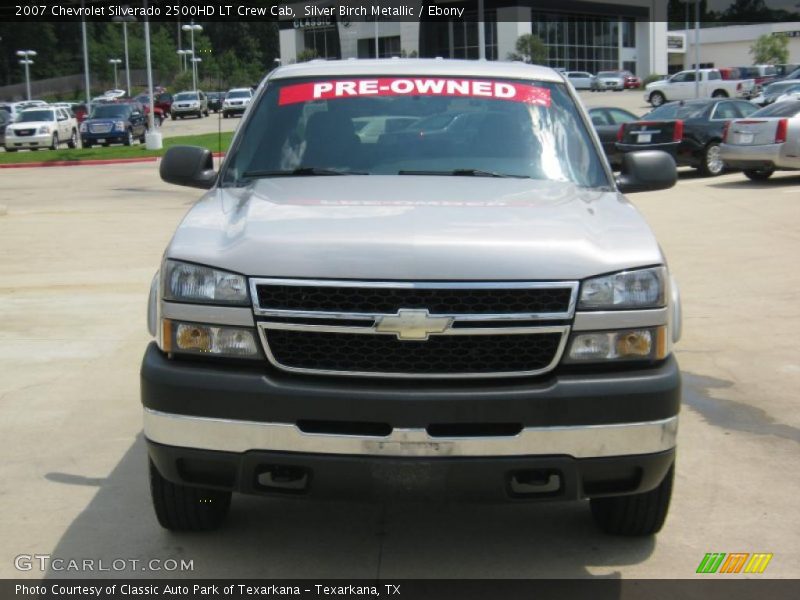 Silver Birch Metallic / Ebony 2007 Chevrolet Silverado 2500HD LT Crew Cab