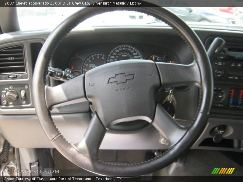 Silver Birch Metallic / Ebony 2007 Chevrolet Silverado 2500HD LT Crew Cab