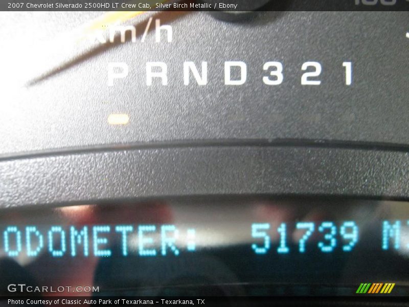 Silver Birch Metallic / Ebony 2007 Chevrolet Silverado 2500HD LT Crew Cab