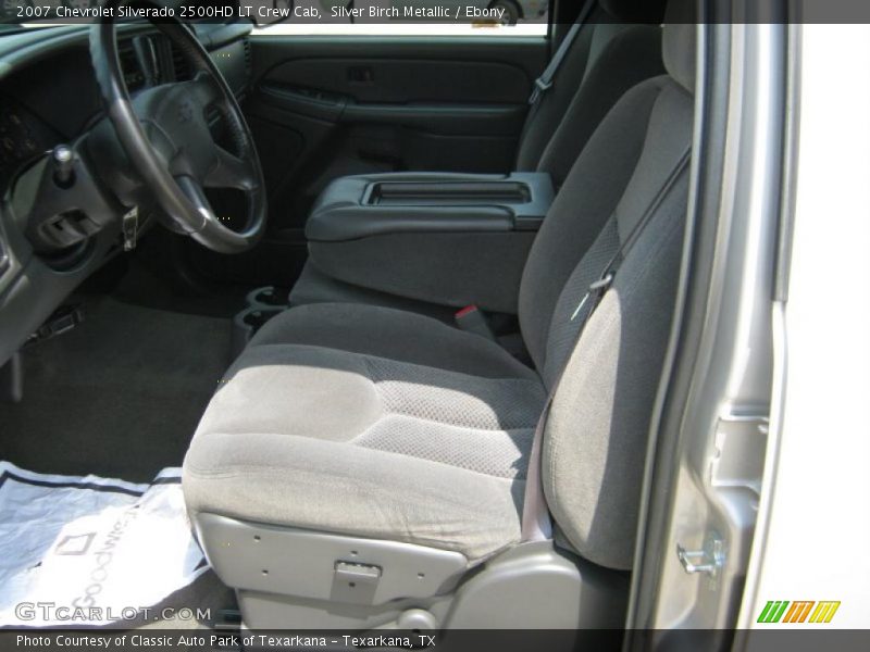 Silver Birch Metallic / Ebony 2007 Chevrolet Silverado 2500HD LT Crew Cab