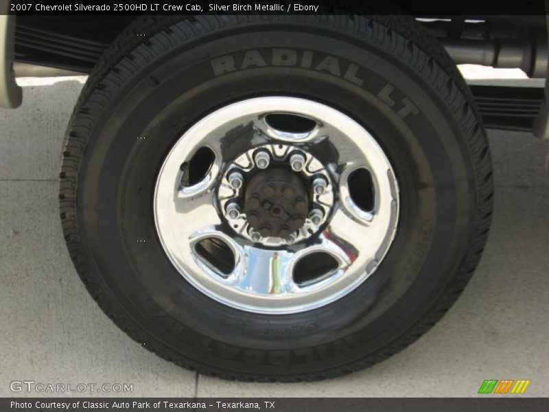 Silver Birch Metallic / Ebony 2007 Chevrolet Silverado 2500HD LT Crew Cab