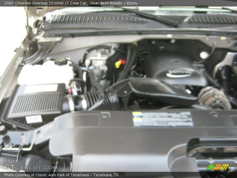 Silver Birch Metallic / Ebony 2007 Chevrolet Silverado 2500HD LT Crew Cab