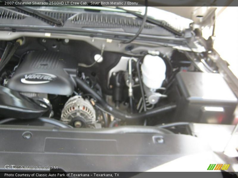 Silver Birch Metallic / Ebony 2007 Chevrolet Silverado 2500HD LT Crew Cab