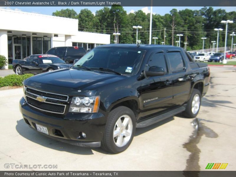 Black / Dark Titanium/Light Titanium 2007 Chevrolet Avalanche LT
