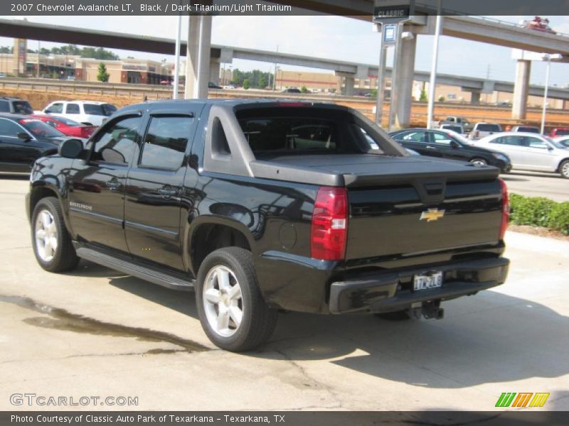 Black / Dark Titanium/Light Titanium 2007 Chevrolet Avalanche LT
