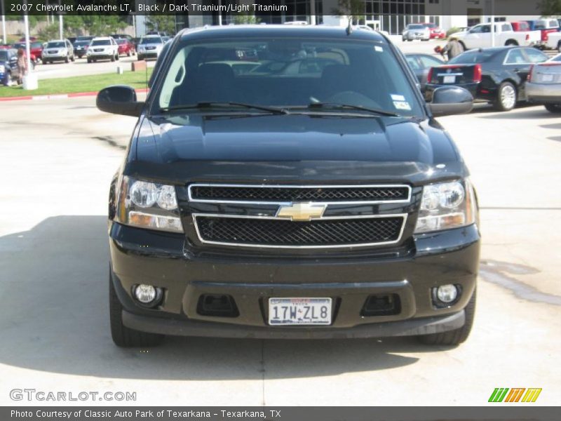 Black / Dark Titanium/Light Titanium 2007 Chevrolet Avalanche LT