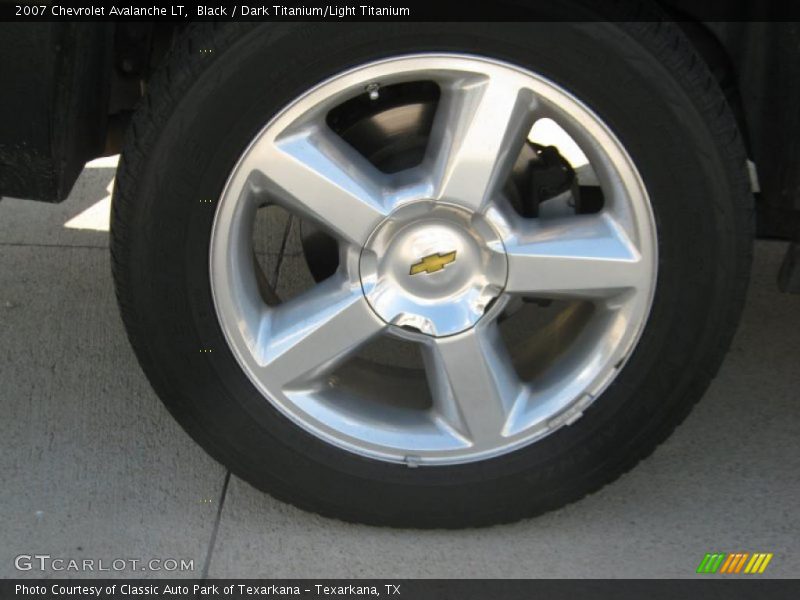 Black / Dark Titanium/Light Titanium 2007 Chevrolet Avalanche LT