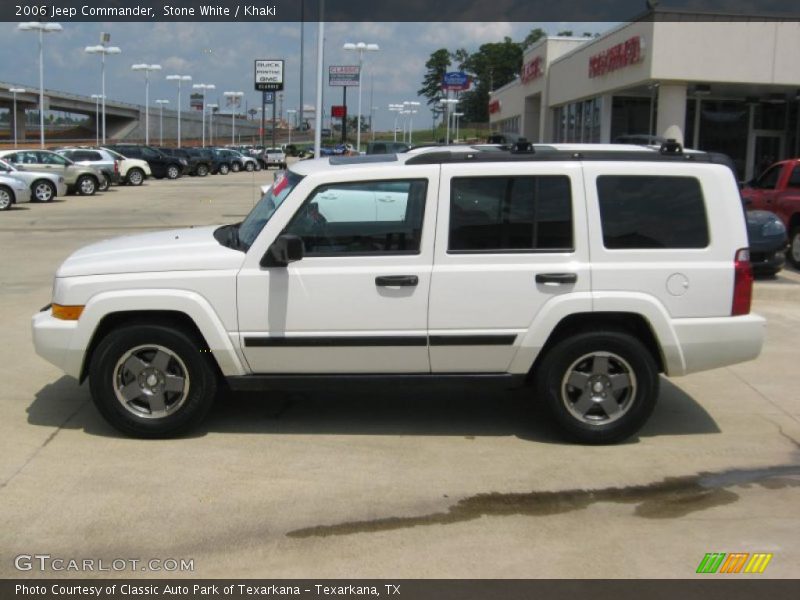 Stone White / Khaki 2006 Jeep Commander