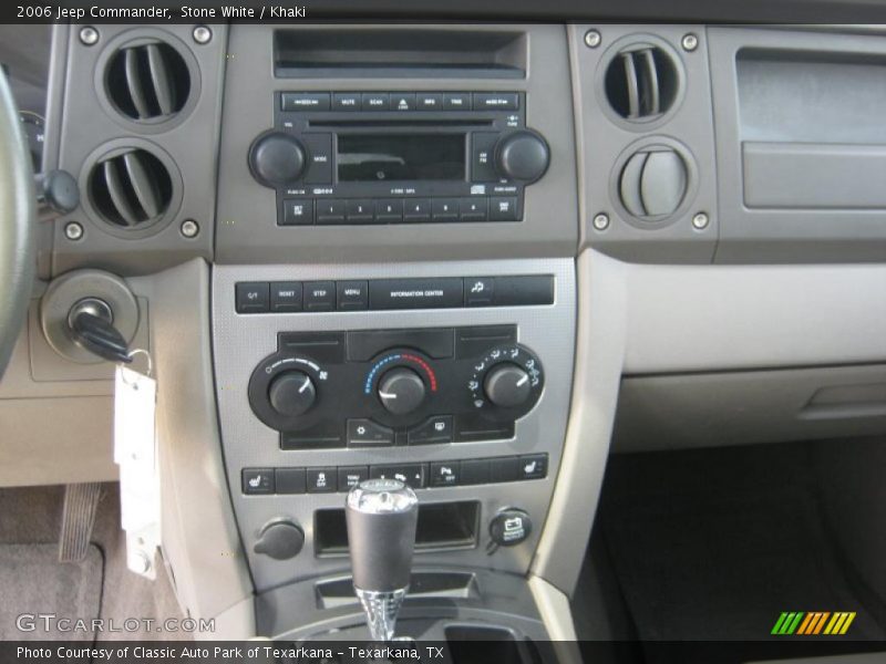 Stone White / Khaki 2006 Jeep Commander