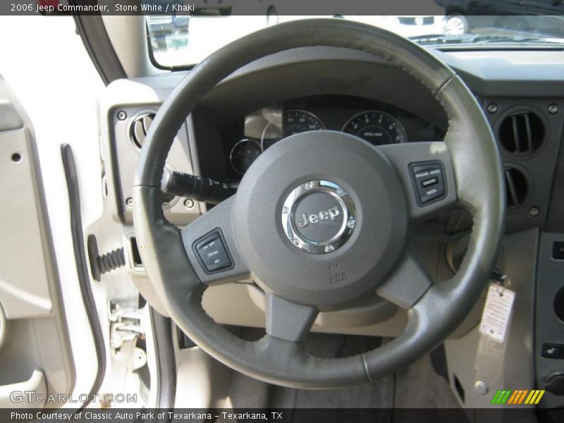 Stone White / Khaki 2006 Jeep Commander