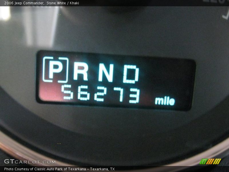 Stone White / Khaki 2006 Jeep Commander