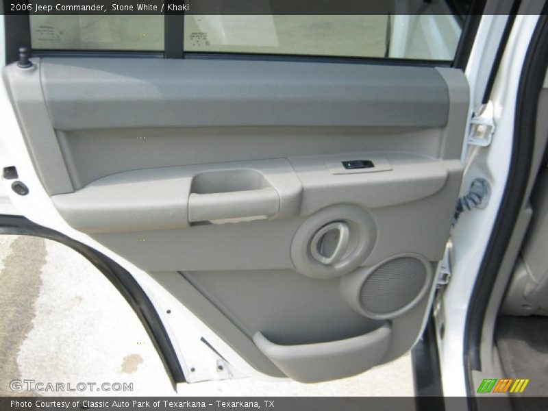 Stone White / Khaki 2006 Jeep Commander
