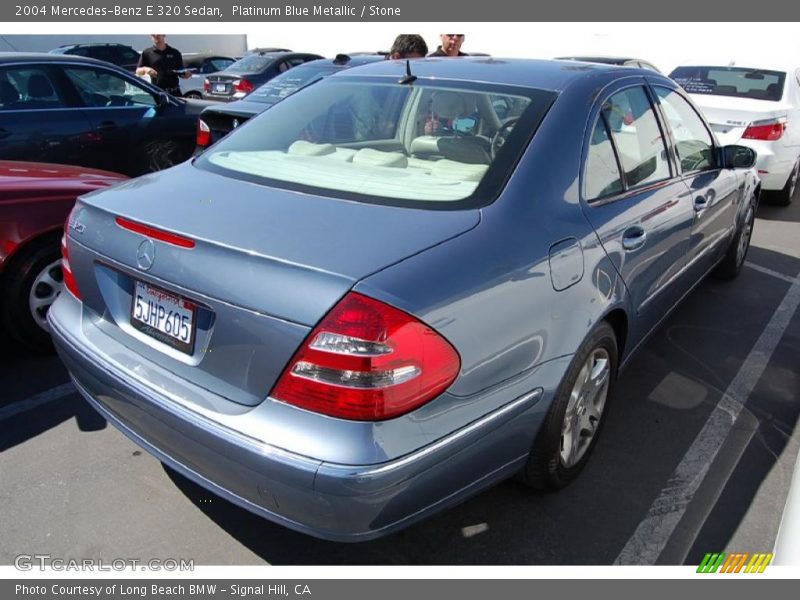 Platinum Blue Metallic / Stone 2004 Mercedes-Benz E 320 Sedan