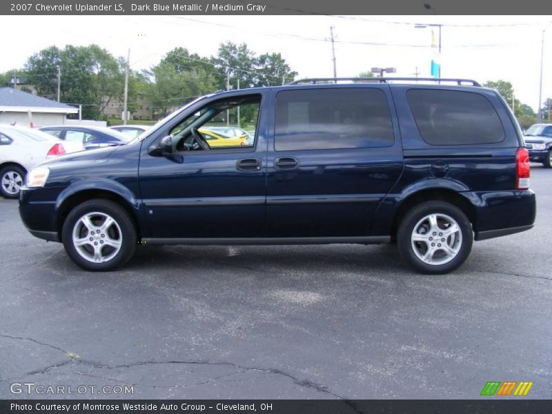 Dark Blue Metallic / Medium Gray 2007 Chevrolet Uplander LS