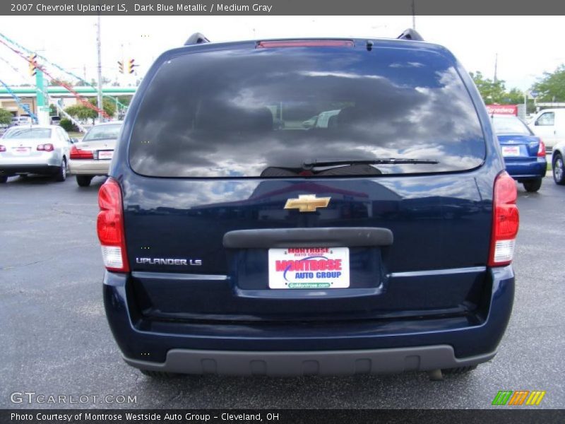 Dark Blue Metallic / Medium Gray 2007 Chevrolet Uplander LS