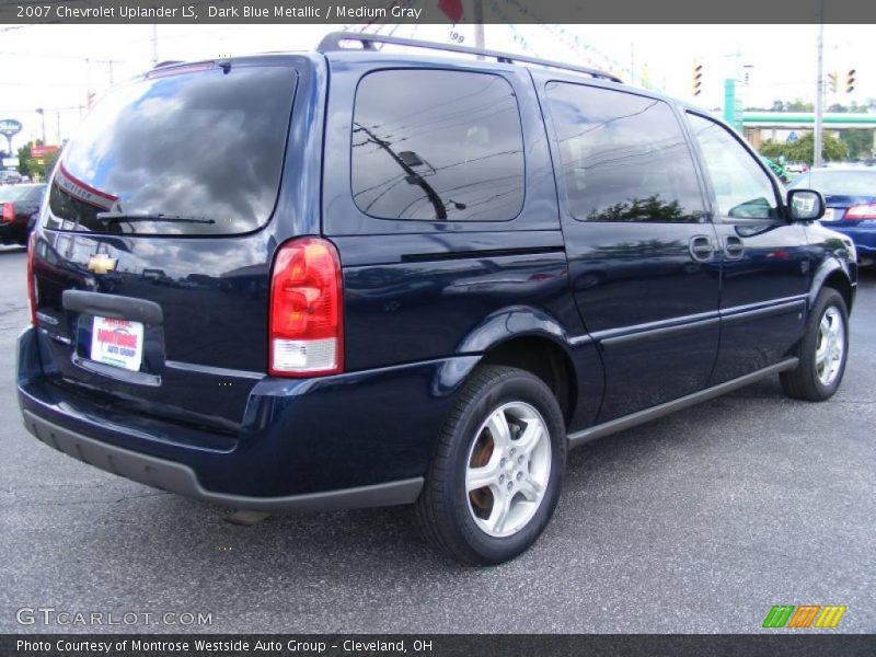 Dark Blue Metallic / Medium Gray 2007 Chevrolet Uplander LS