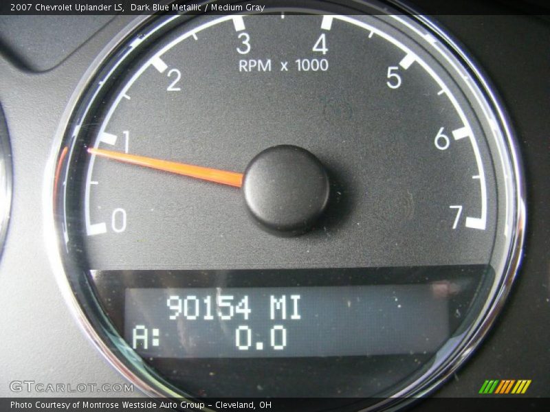 Dark Blue Metallic / Medium Gray 2007 Chevrolet Uplander LS