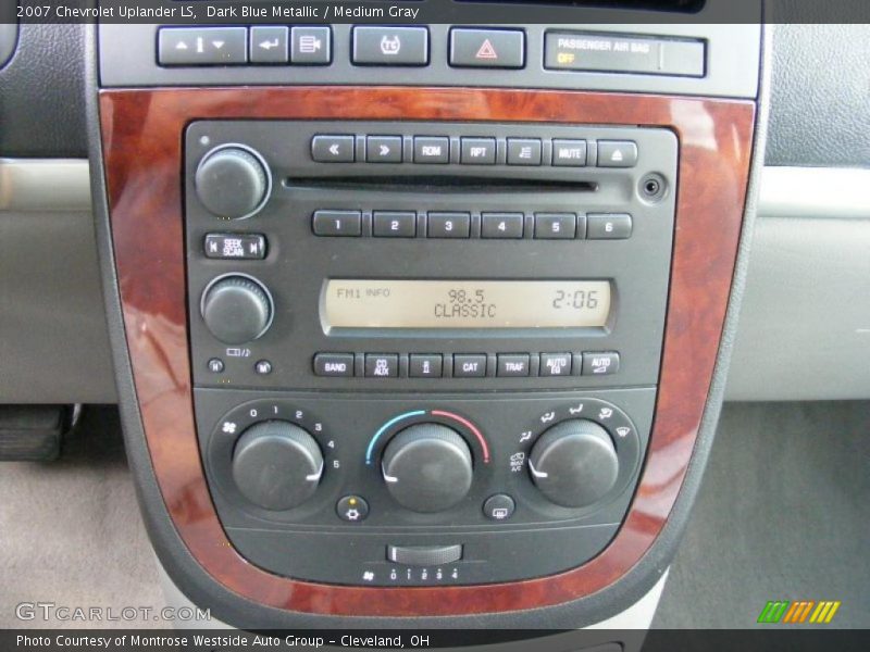 Dark Blue Metallic / Medium Gray 2007 Chevrolet Uplander LS