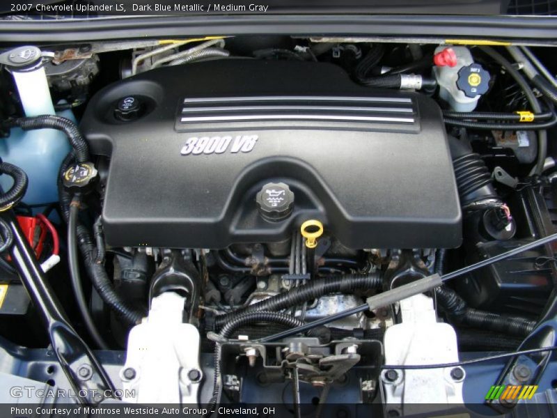 Dark Blue Metallic / Medium Gray 2007 Chevrolet Uplander LS