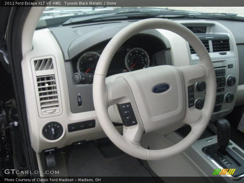 Tuxedo Black Metallic / Stone 2011 Ford Escape XLT V6 4WD