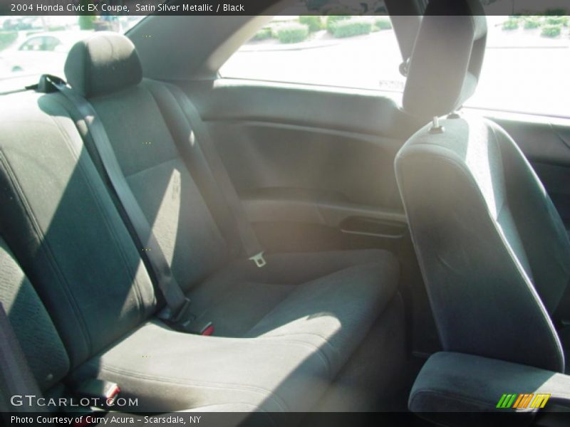 Satin Silver Metallic / Black 2004 Honda Civic EX Coupe