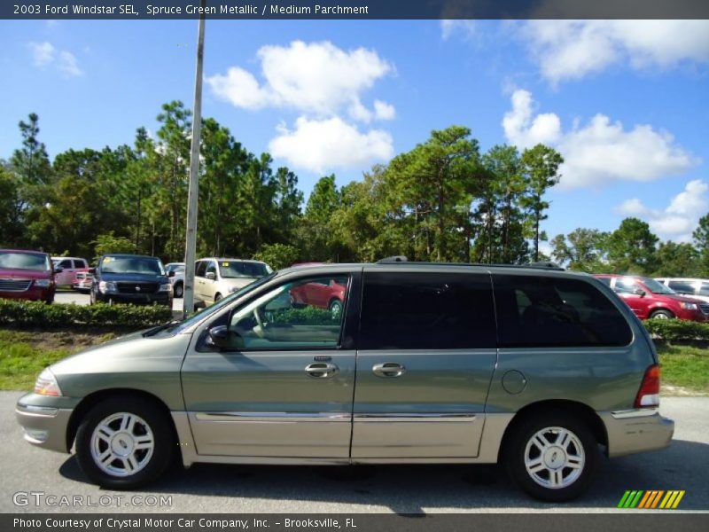 Spruce Green Metallic / Medium Parchment 2003 Ford Windstar SEL