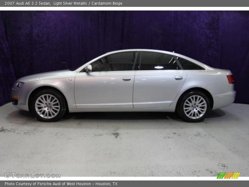 Light Silver Metallic / Cardamom Beige 2007 Audi A6 3.2 Sedan