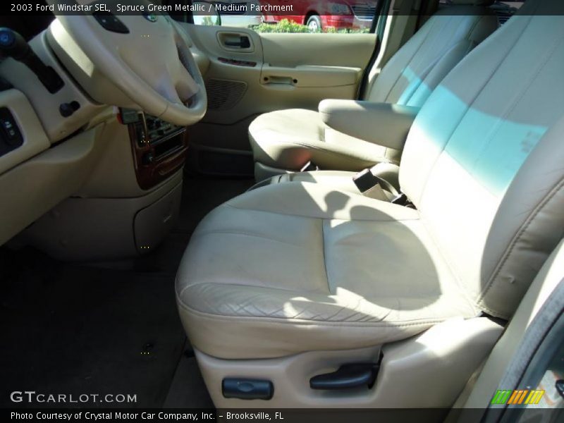Spruce Green Metallic / Medium Parchment 2003 Ford Windstar SEL