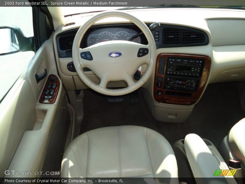 Spruce Green Metallic / Medium Parchment 2003 Ford Windstar SEL