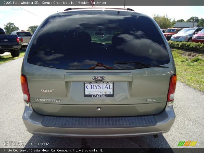 Spruce Green Metallic / Medium Parchment 2003 Ford Windstar SEL