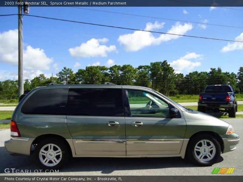 Spruce Green Metallic / Medium Parchment 2003 Ford Windstar SEL