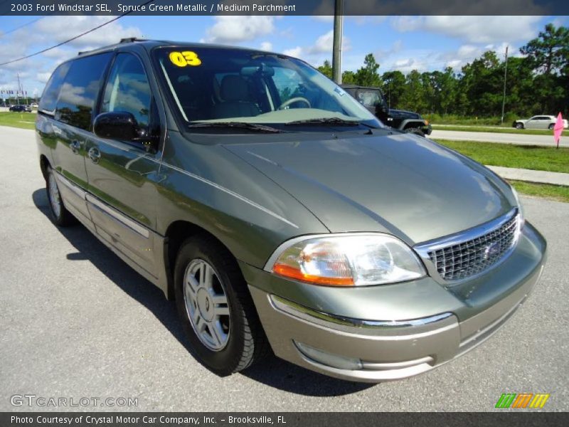 Spruce Green Metallic / Medium Parchment 2003 Ford Windstar SEL