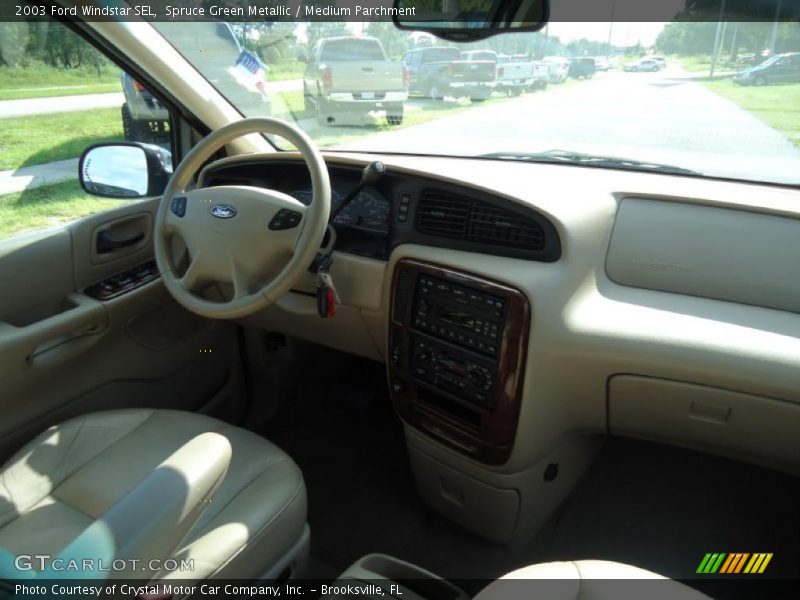 Spruce Green Metallic / Medium Parchment 2003 Ford Windstar SEL