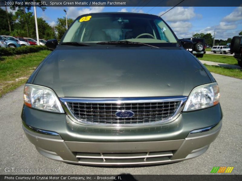 Spruce Green Metallic / Medium Parchment 2003 Ford Windstar SEL