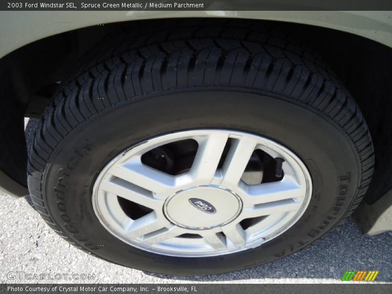 Spruce Green Metallic / Medium Parchment 2003 Ford Windstar SEL