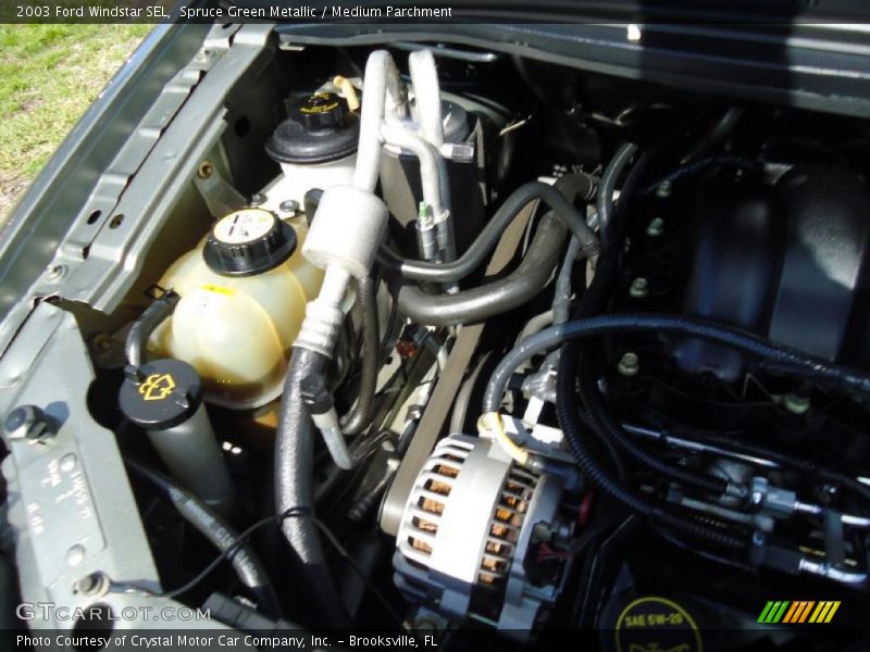 Spruce Green Metallic / Medium Parchment 2003 Ford Windstar SEL